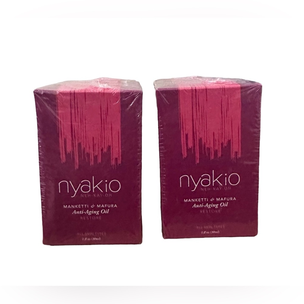 Nyakio Manketti & Mafura Anti-Aging Oil for All Skin Types - Lot Of 6 NEW